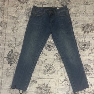 Vince Camuto Women's Dark Blue Ankle Crop Jeans